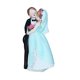 thumbnail image 3 of Adorno Para Tarta De Boda, Coleccionable, Romántico, Realista, Muñecos Para Tarta De Boda, Vestido Azul, 3 of 5