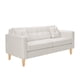 thumbnail image 2 of Sofa New Retro 3c + 2 Pouf Felpa 05 Crudo, 2 of 6