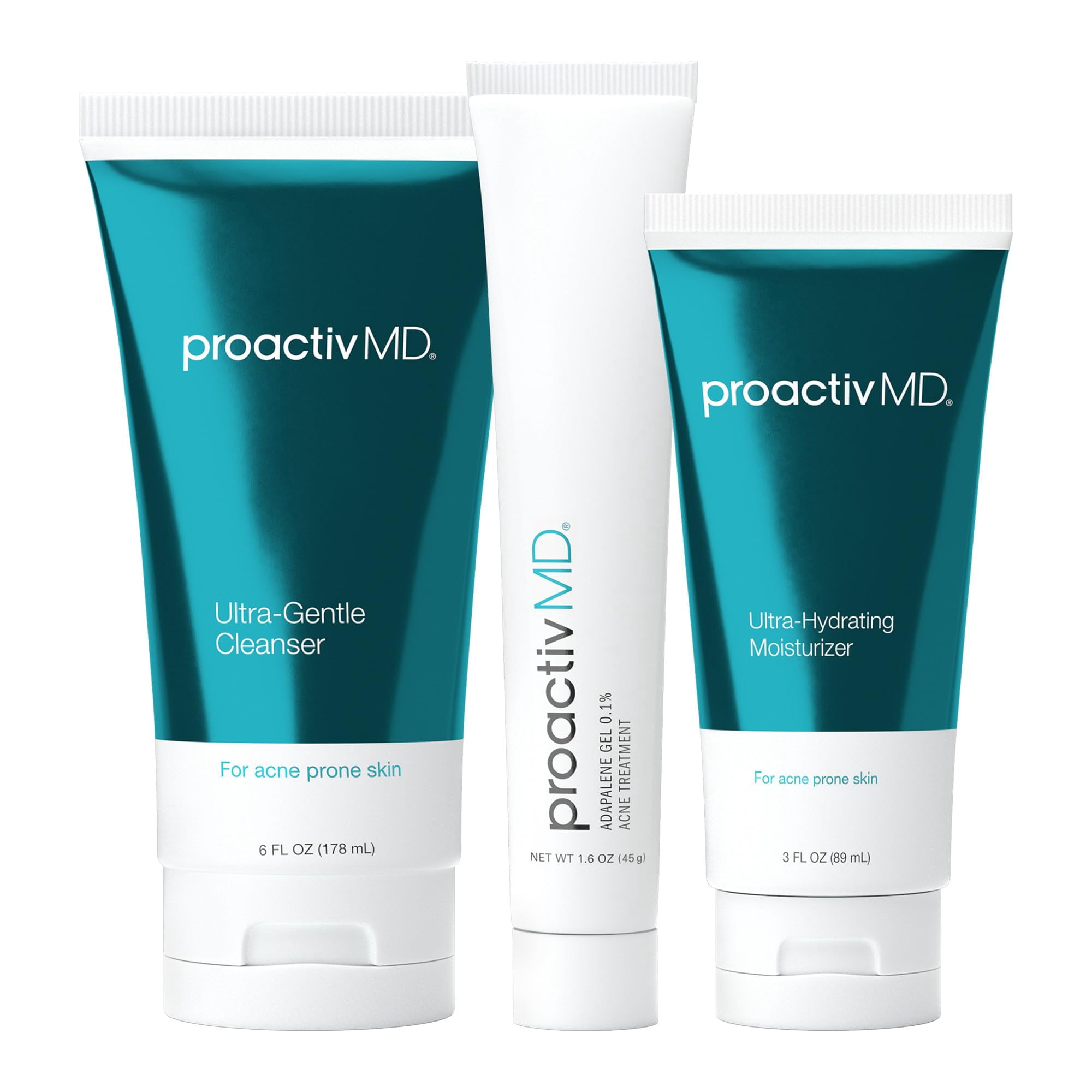 Kit De Tratamiento Para El Acné Proactivmd Adapalene Gel Con Limpiador Para 90 Días