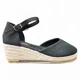 thumbnail image 1 of Sandalia Mujer Negra Positano Cuña New Walk, 1 of 1