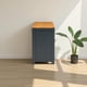 thumbnail image 3 of Aparador Buffet de madera Future 100x45x80 color Grafito cubierta Miel, 3 of 3