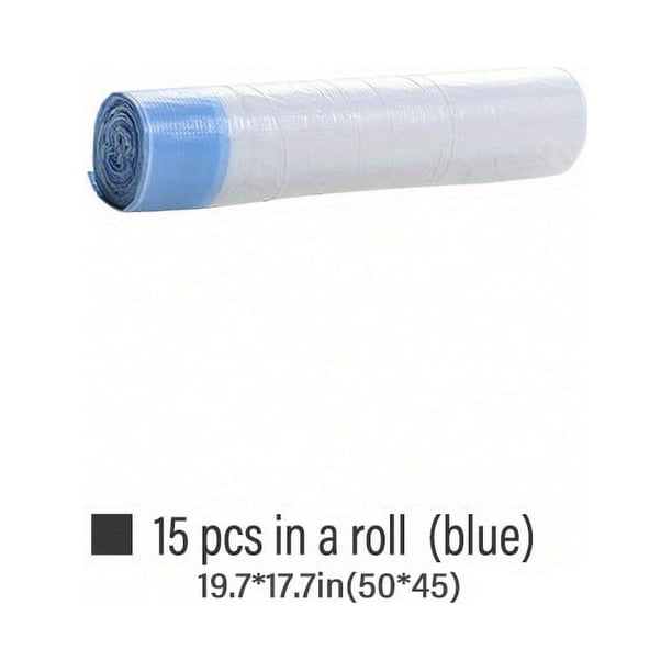 75pcs Trash Garbage Bags, Strong Thin Material Disposable Kitchen Garbage Bags, Durable Plastic Trash Bags For Office Home Bedroom Garden Waste Bin