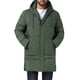 thumbnail image 5 of INSPIRE CHIC Chaqueta Acolchada con Capucha para Hombre de Longitud Media Abrigo Cálido con Cremallera de Invierno Chaqueta Acolchada S Verde Oscuro, 5 of 6
