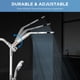 thumbnail image 2 of Combo de cabezal de ducha MakeFit Dual 2 en 1 para lluvia de 20 cm con 10 modos, 2 of 6