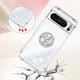 thumbnail image 3 of Funda Para Google Pixel 8 Pro Con Brillo Líquido, Protección Completa Y Soporte De Anillo Giratorio, 3 of 4