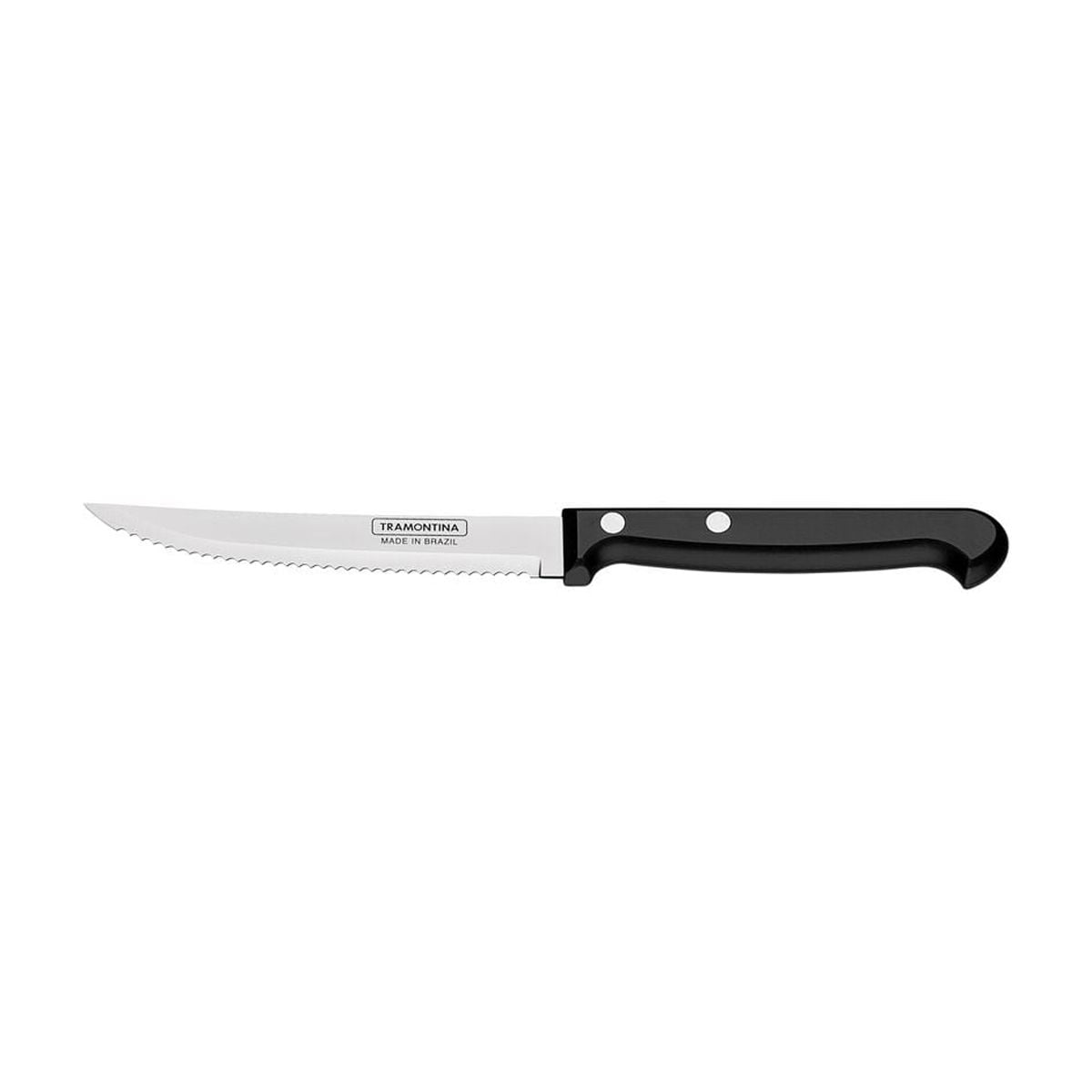 Cuchillo Para Asado Y Frutas Tramontina Ultracorte Con Lámina De Acero Inoxidable Y Mango De Polipropileno Negro 5
