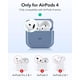 thumbnail image 2 of Funda para AirPods 4 ESR Orbit Hybrid con protección contra caídas, color azul oscuro, 2 of 9