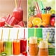 thumbnail image 5 of XmhyTop 100 Unidades de Popotes para de Leche de Plástico Ancho, 0.6 x 19 cm, Verde, Perfectos para Bebidas, Batidos y Postres, 5 of 5
