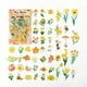 thumbnail image 1 of 100pcs Kawai Vintage Plant Flower Stickers - Perfect for Laptops, Guitars, Fridges, and More!, 1 of 5