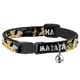 thumbnail image 1 of Collar para gatos con cinturón de seguridad Simba Nala Hakuna Matata, rey león, 1 of 4