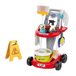 Magideal - Herramienta De Limpieza Doméstica Para Niños, Juego De Roles, Tareas Domésticas, Habilidades Prácticas, Tareas Domésticas, Juguetes De Limpieza Para N 19 Uds.