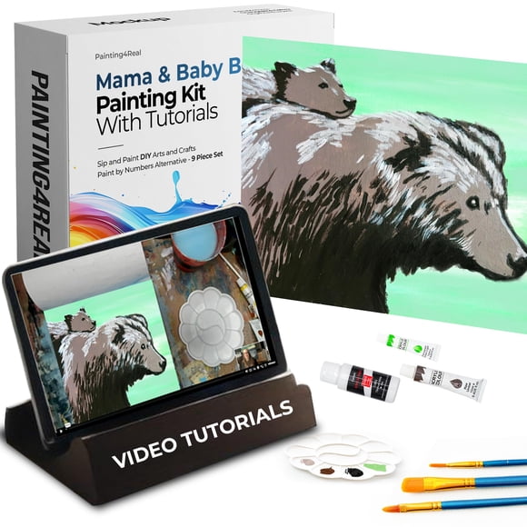 Kit De Pintura Artística Diy Con Tutoriales En Video
