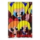 thumbnail image 1 of Cortina de ducha de Chica Superpoderosa, juego de cortina de baño con ganchos, tamaño 48 x 72 pulgadas, 1 of 3