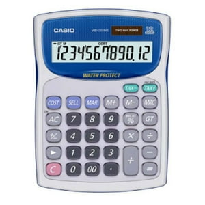 Casio - Calculadora De Sobremesa Wd-220Ms-We Blanca