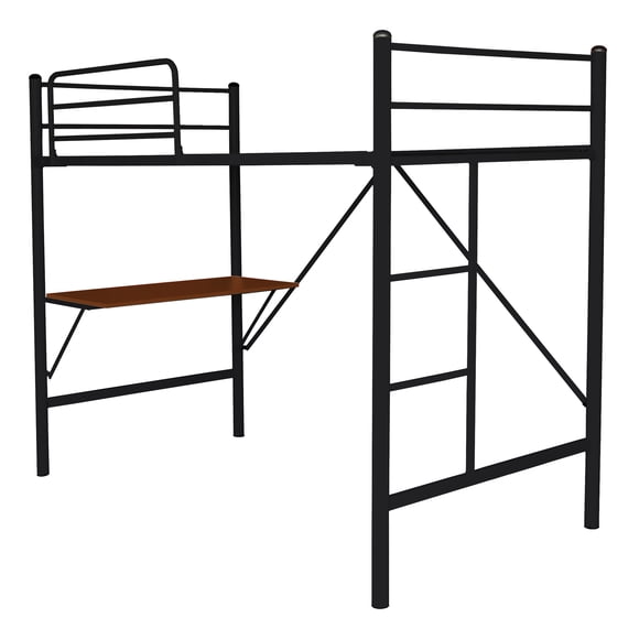 Cama Alta 1.5 Plaza Con Escritorio.