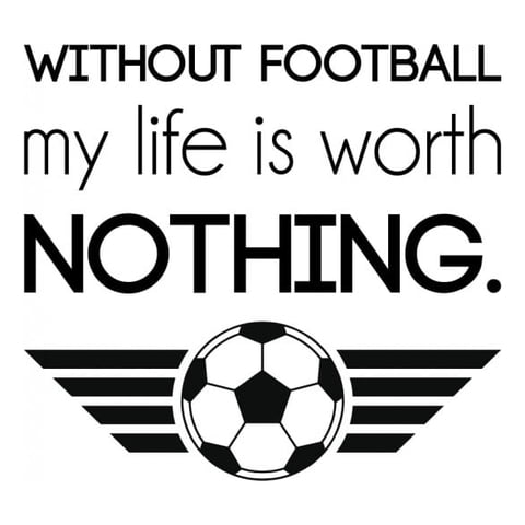 Rienda Libre Graphics - Decomural Without Football Sports Ws-43026