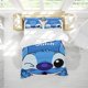 thumbnail image 1 of Stitch Series Quilt Duvet Cover Bed Set Pillowcase 3-Piece Bedding Set (1 Duvet Cover + 2 Pillow Shams), 1 of 5