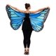 thumbnail image 3 of Capa Seasons Mariposa Monarca Azul Talla Única, 3 of 7
