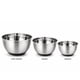 thumbnail image 3 of Pack 3 Bowl Acero Inoxidable Base Antideslizante 6.8L + 4.6L + 2.45L, 3 of 4