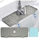 thumbnail image 1 of Protector contra salpicaduras para grifo de cocina, bandeja de silicona para recoger gotas de agua, alfombrilla para desagüe de fregadero con trapo para cocina y baño., 1 of 7