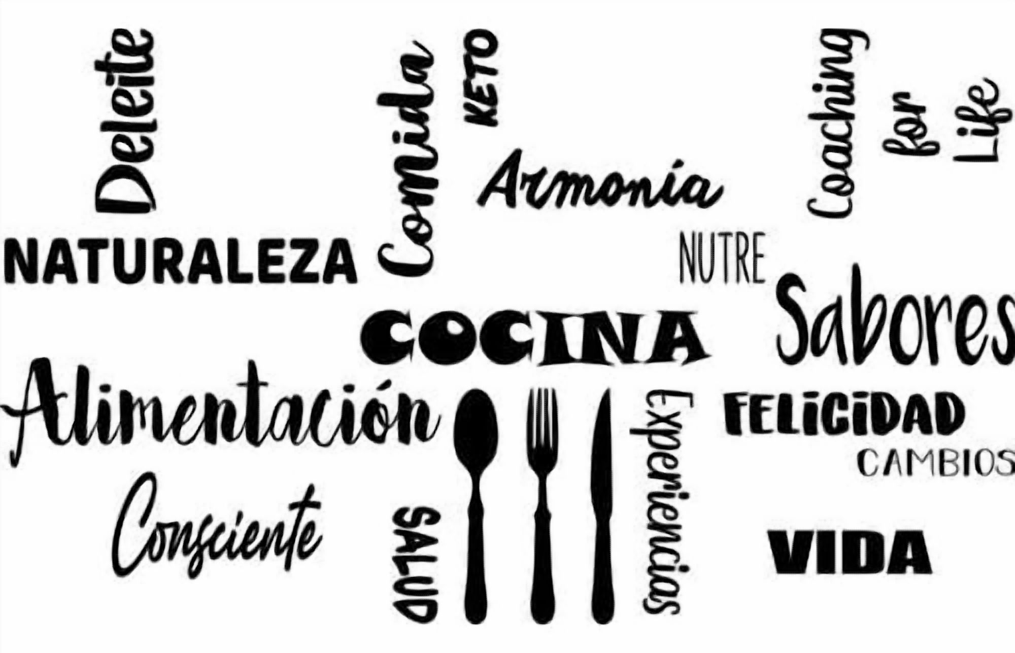 Rienda Libre Graphics - Frase Deco Cocina Cloud (Español) Fr‑11017