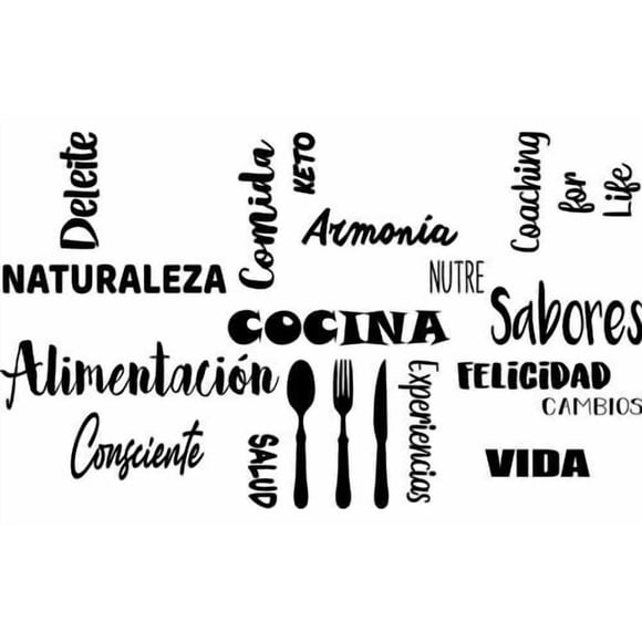 Frase Deco Cocina Cloud (Español) FR‑11017