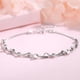 thumbnail image 5 of Pulsera Plata Fina 925 Elegante Cuentas De Estrellas Regalo plateado Talla única, 5 of 9
