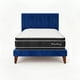 thumbnail image 5 of Cama Plaza y Media Turin Azul Respaldo + Base + Colchon Mery Desing Excellence Plus, 5 of 8