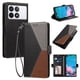 thumbnail image 2 of Funda con Solapa para Xiaomi 14T Pro, Diseño Tricolor con Ranuras, Negro, 2 of 6