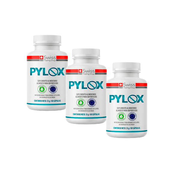 Pylox El Anti-Pylori Natural Gastritis Reflujo 180 Caps