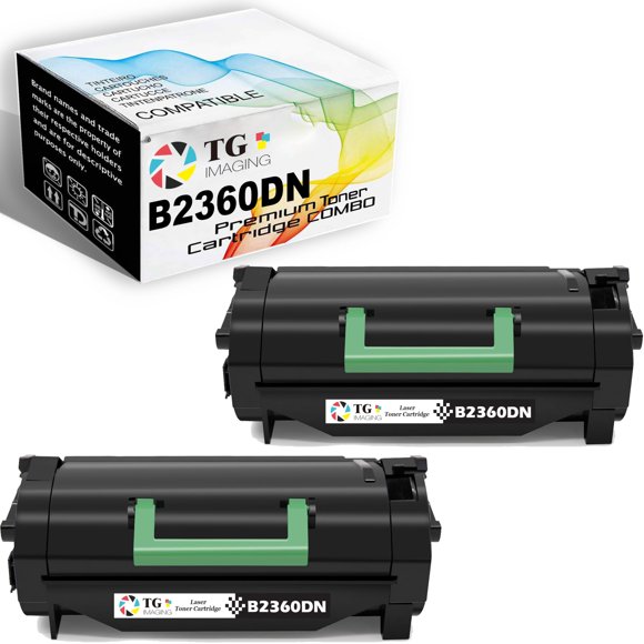 Cartucho de tóner TG Imaging para Dell B2360dn – Pack de 2