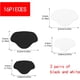 thumbnail image 2 of 8 pares de parches para reparar agujeros de talón de zapatillas, parches para prevenir agujeros de talón, almohadillas para talón, plantillas para zapatos de tacón alto y sueltos para hombres y mujere, 2 of 7