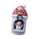 thumbnail image 1 of Adorno Iluminado Para Chimenea Navideña Con Forma De Pueblo Navideño Y Muñeco De Nieve, 1 of 3