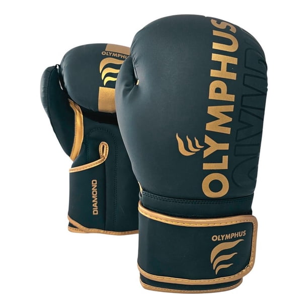 Guantes De Boxeo Pro Diamont Olymphus Negro/dorado