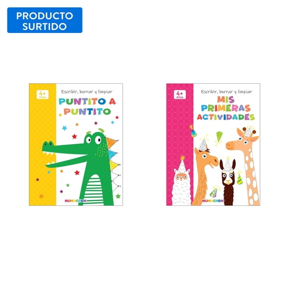 MUNDICROM LIBRO AC LAPIZ BORRABL Y REUTI PUN A PUN