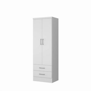 Baum - Closet 2 Puertas Con 2 Cajones Blanco
