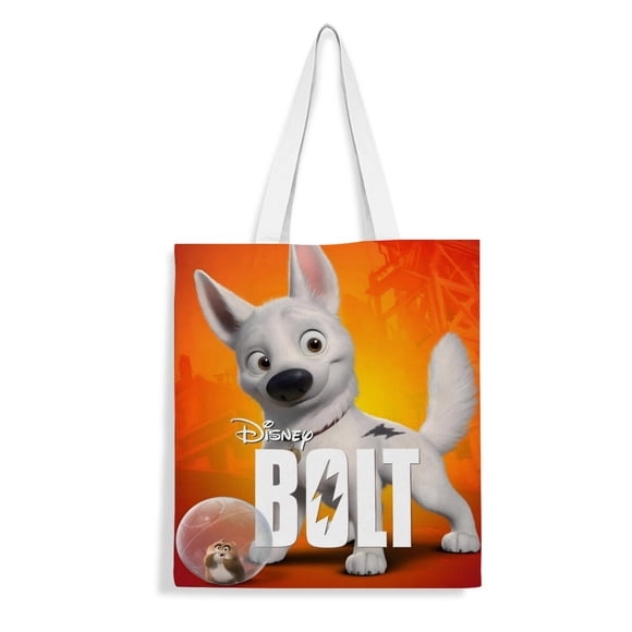 Perro Bolt Bolso de tela con estampado de lienzo para mujer