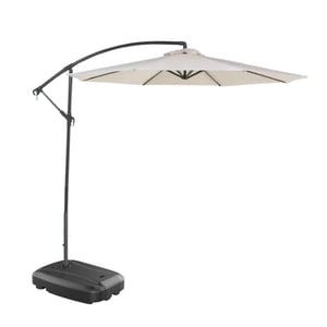 Javimate - Quitasol Lateral Terraza + Base 60Lt Beige