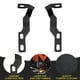 thumbnail image 4 of Soportes de Montaje para Luz de Canaleta en Bisagra del Capó Compatibles con Toyota Tacoma 2016‑2021 (3ª Generación) – Kit de 2 piezas, negro, 4 of 8