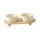 thumbnail image 3 of Cuencos De Comida Para Gatos, Plato De Cerámica Liso Para Gatos, Cuencos Para Perros Para Comida, Gatos Mayores De Interior, Color Beige, 3 of 5