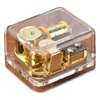 Bothyi - Caja De Música Acrílico Mecanismo Clear Wind Up For Friends Fairy Story