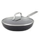 thumbnail image 1 of Sartén KitchenAid de inducción anodizada dura, antiadherente, 26 cm, con tapa, 1 of 3