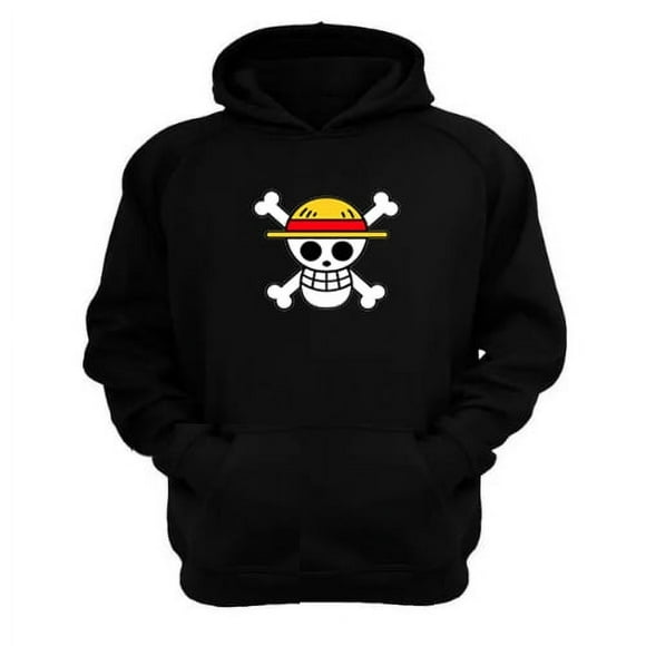 Polerón Canguro One Piece Negro Talla Xs Unisex