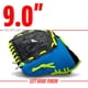 thumbnail image 3 of Guante de teeball/béisbol Franklin Sports Neo-Grip de 9 pulgadas, azul, 3 of 9