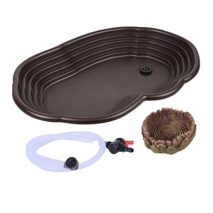 Ioensy - Plato De Agua Para Reptiles, Plato De Agua Para Tortugas, Dragones Barbudos, Tortuga Semiacuática Con Drenaje