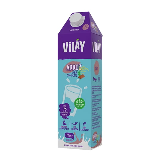 Bebida Vegetal Arroz Chocolate 1 L Vilay