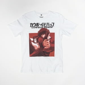 Polera Hombre You Cowboy Bebop Blanco