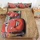 thumbnail image 4 of Cars Piston Cup Circuit Blue, Red, Lightning McQueen And Mater 3 Piece Toddler Thickening Bed Set - Comforter, 4 of 5
