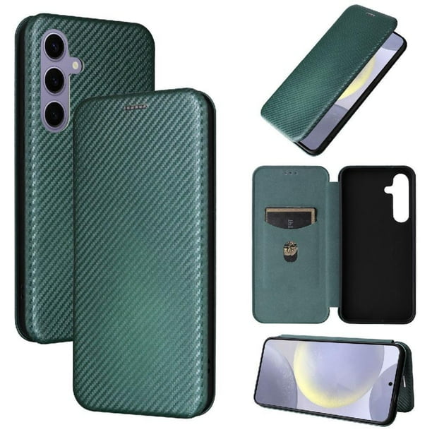 Funda Flip para FOXDOCK Samsung Galaxy S25 Plus - Funda magnética de negocios, funda protectora delgada