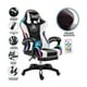 thumbnail image 2 of Silla De Escritorio Gamer Ergonómica Luz Led Rgb, Masajeador BLANCO, 2 of 2